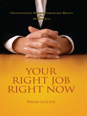 cover image of Your Right Job Right Now